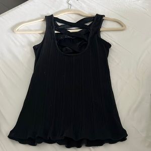 Anthropologie tank ribbon back